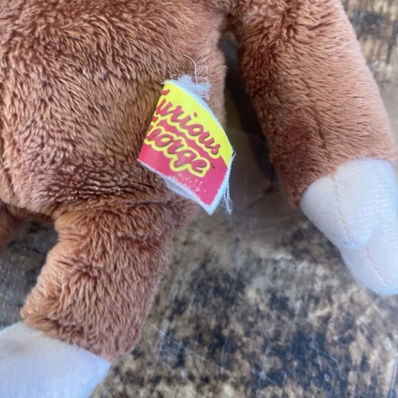 Marvel Toys CURIOUS GEORGE Movie Official Beanie Plush   Toy Monkey 2006 - Picture 4 of 8